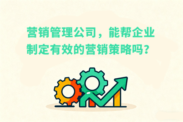 營(yíng)銷管理公司，能幫企業(yè)制定有效的營(yíng)銷策略嗎？