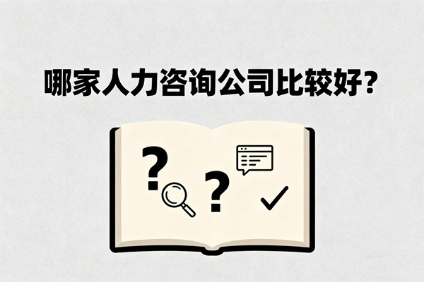 哪家人力咨詢公司比較好？