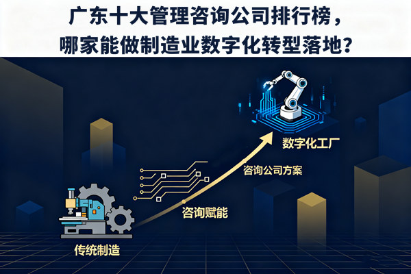 廣東十大管理咨詢公司排行榜，哪家能做制造業(yè)數(shù)字化轉(zhuǎn)型落地？